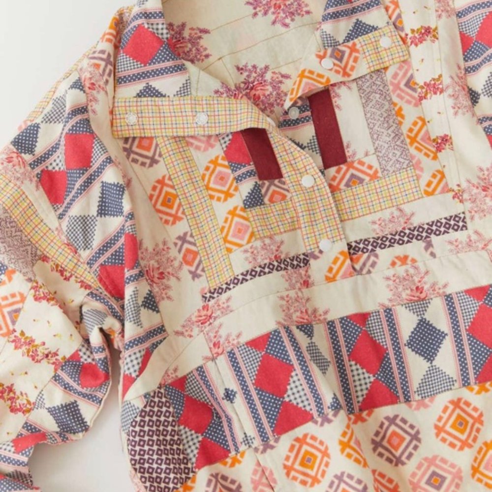 UO Kimchi Blue Patchwork Summit Anorak Jacket